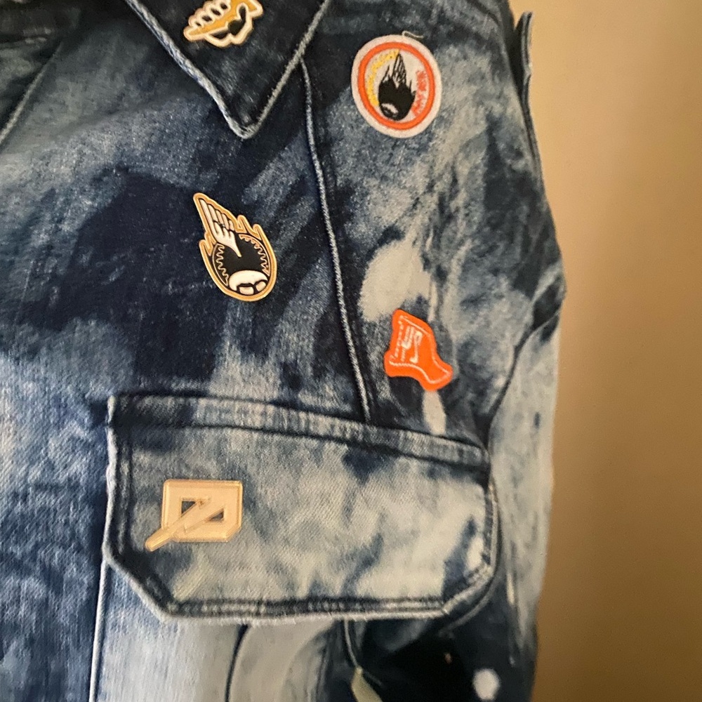Dreamland Denim Patchwork jacket/Shirt - Picture 3 of 7